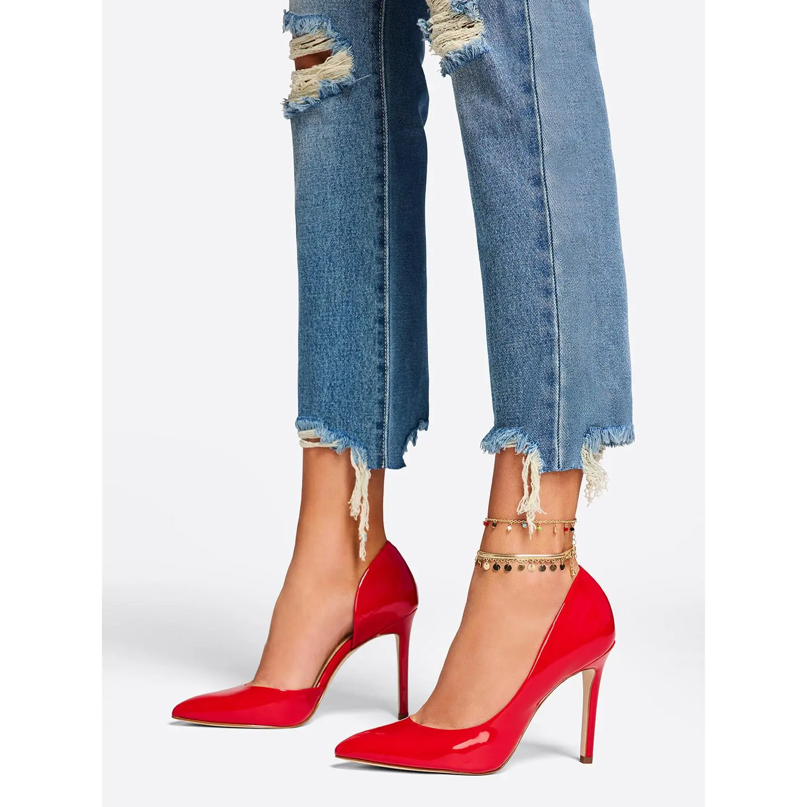 Prizma D'Orsay Pump in Red Patent
