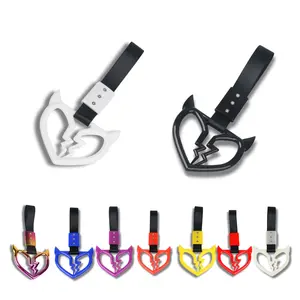 JDM Tsurikawa Devil Broken Heart Shape Car Hanging Decoration - Authentic Japanese Accessory for Car Interior Decor & Accessories