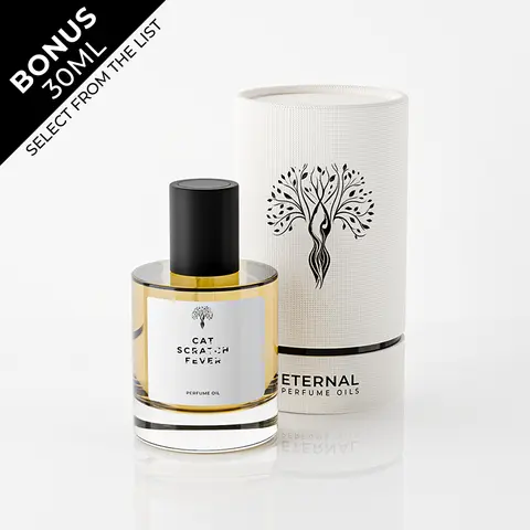 Eternal Perfume Oils - Cat Scratch Fever, Wild and Long-Lasting Unisex Fragrance | 50ml with Bonus 30ml Bottle