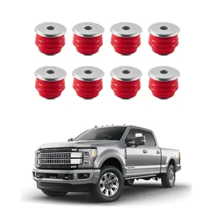 VEVOR Body Mount Bushing Kit, Compatible with 2008-2016 F250 F350 Super Duty, 60 PCS Polyurethane Body Mount Kit, Quick Replacement, Durable Components for Improving Bumpy Driving Performance, RedSummervibes