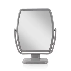 Zadro GEO Vanity Makeup Mirror with 5X/1X Magnification, Geometric Design, 360° Swivel, Optical Glass & Sleek Acrylic Decor bathroom  gadgets