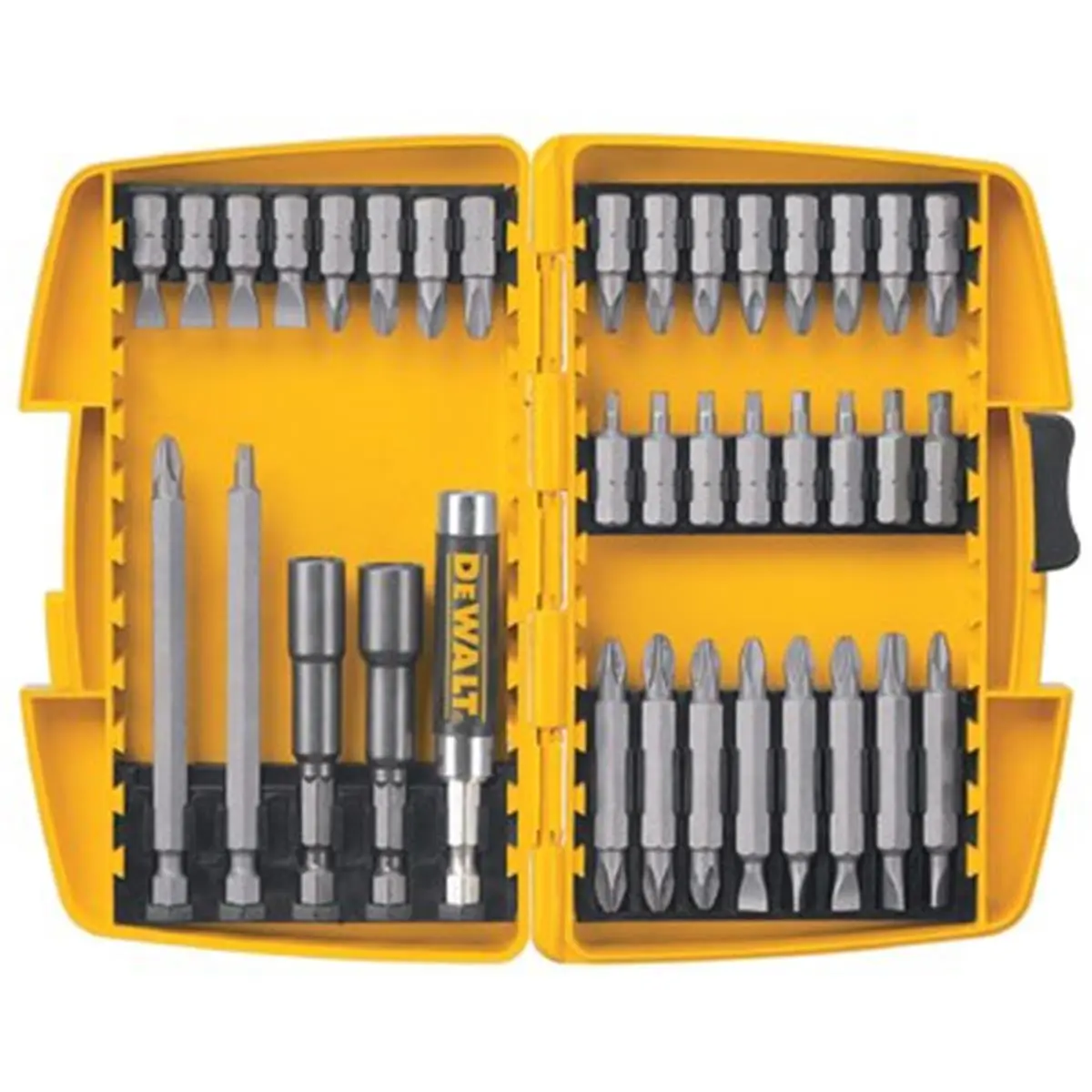 DEWALT DW2163 37-Piece Multi-Tool Screwdriving Set, Compact Design, Double-Ended Magnetic Bits, Tough Storage Case Included, Precision Screwdriver Sets, Multi-Tool Screwdriver Sets