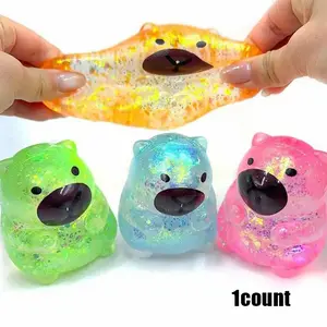 Cute Maltose Animal Squishy Set, Slow Bounce Stress Relief Toy with Dolphin Capybara & Dragon Designs, Fun Interactive Pinch Squeeze for Kids & Adults, Kawaii Gift