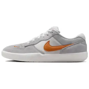 Nike SB Force 58 Fabric Leather Low-Top Casual Sneakers for Men and Women in Gray Trending Shoes, House White Official Shoes to Get / Maison Mihara