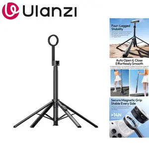 Ulanzi SK-21 Magnetic Auto-Deploying Tripod 1.8m 8-Section Extendable With 10m Wireless Remote For iPhone MagSafe Vlog Live Streaming