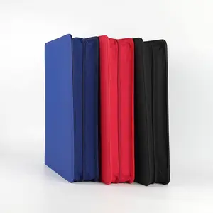 (12PACKS ) PU Leather 9-Pocket Trading Card Toploader Protector Binders PU TCG Binder with Zipper
