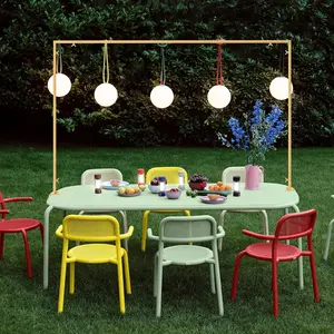 Metal Table Arch Hanging Rod Stand Adjustable 110-140cm Tall 116-254cm Length Metal Balloon Frame Hanging Rod W/ Clamps for Party Wedding Anniversary Christmas Decoration NEW