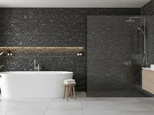 ECLIPSE 4"x12" Interlocking Natural River Rock