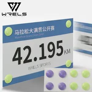 Marathon Number Bib Clips Set, Magnetic Running Race Numbers Holder, Cycling Walking Off-Road Marathon Sports Equipment