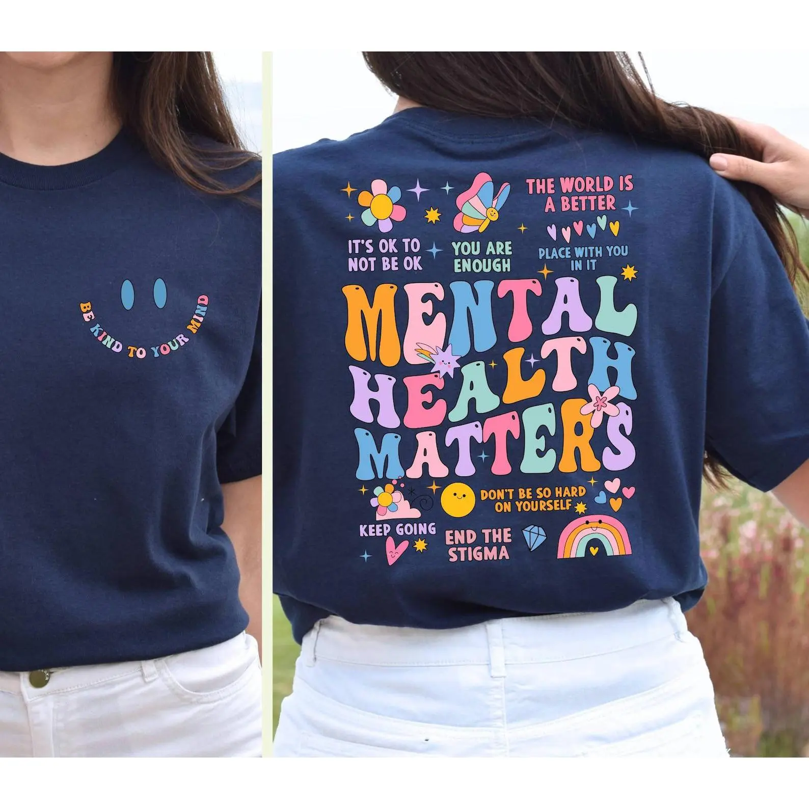 Mental Health Matters Shirt, Be Kind To Your Mind Sweatshirt, Women Inspirational Shirt, Anxiety Shirt, Recreational Therapy Shirt