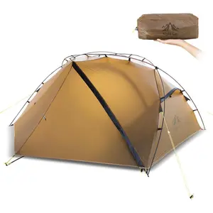 Night Cat Ultralight Backpacking Tent Waterproof Lightweight Two People Camping Tent with Aluminum Poles & Footprint Quick Setup for Outdoor Hiking Trekking