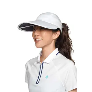 Olivia Convertible Visor | White