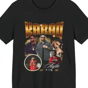 Karan Aujla Unisex T-Shirt- Indian Punjabi Singer Viral South Asian Desi Shirt
