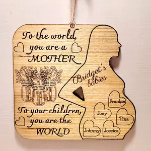 'Mama's Babies' Personalized Keepsake   This unique solid wood handcrafted keepsake features your own personalization and is available in 2 different sizes. You may have as many hearts in the design or as few as you need for the personalization