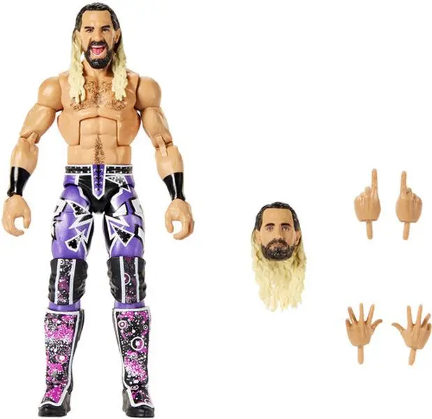 WWE Elite Collection Top Picks 6" Seth Rollins Action Figurine - Articulated Figure, Action Figure Model, Collectible Gift for Fans to Recreate Signature Moves & Ring Entrances, Articulated Figures, Collectible Action Figure