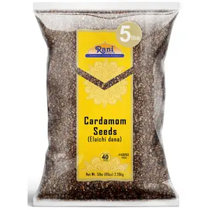 Rani Cardamom (Elachi) Decorticated Seeds Spice 80oz (5lbs) 2.27kg Bulk ~ All Natural | Vegan | Gluten Friendly | NON-GMO | Kosher