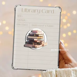 Vintage Retro Books Kindle Grip Magnetic Holder Magsafe Phone Kindle Accessory