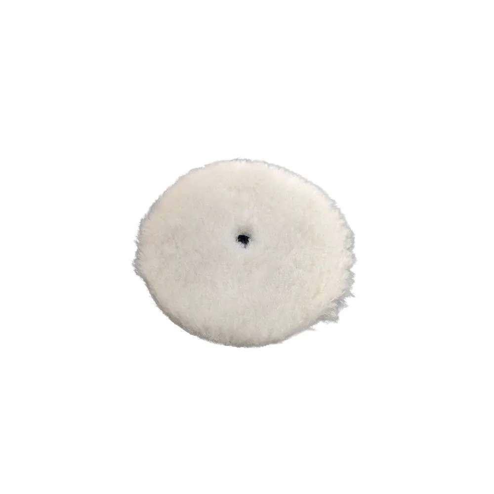 ShineMate High Nap T130 Wool Cutting Pad - Wool Fiber Pad for Scratch Removal, Center Hole for Heat Dissipation, Easier Cutting, Compatible with DA/Rotary Polishing Machines