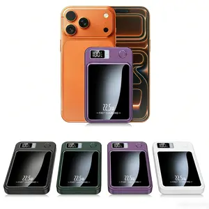 Wireless Magnetic Power Bank 10000mAh 22.5W Fast Charging Portable Charger for iPhone 12-17 MagSafe Battery Pack for Android Samsung Ultra-Thin Phone Charger with Digital Display