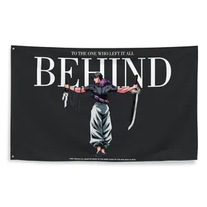 Toji Anime Jujutsu Flag Banner 3x5ft Tapestry Art Wall Decor Bedroom Dorm Room College Man Cave Manga Gifts Decoration Cotton Linen Decorative