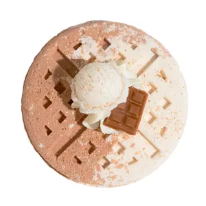 Moisturizing Waffle Bath Bombs for Body Care and Skin Repair self-care gift