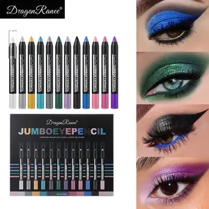 12 Color Pearl Pen Set, Vibrant Glitter Duochrome Eyeshadow Makeup Kit, Perfect for Daily & Party Use, Easy Application, Long-Lasting Formula