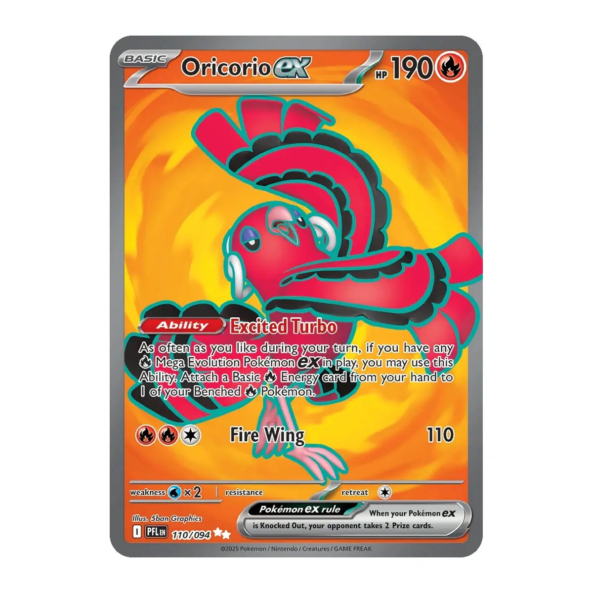 Oricorio ex – 110/094
