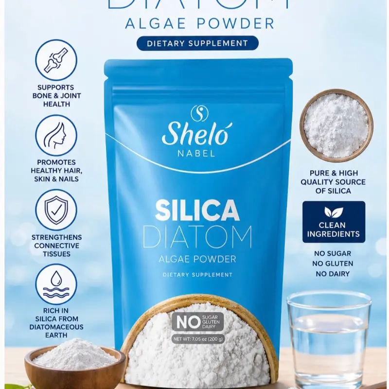 Shelo Nabel Silica Diatom Algae Powder | Dietary Supplement | 200 g