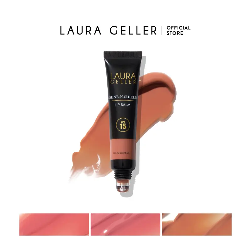 Laura Geller Shine-N-Shield Lip Balm SPF 15 - Silky Smooth Formula with Sun Protection - 0.54 FL OZ / 16 ML Laura Geller Shine-N-Shield Lip Balm SPF 15 - Silky Smooth Formula with Sun Protection - 0.54 FL OZ / 16 ML