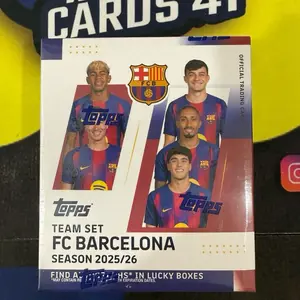 25-26 Topps Barcelona Team Trading Card Set