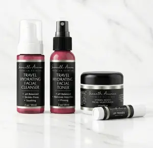 TRAVEL SIZE Hydrate & Glow Bundle: Melody Shari's Daily Face Care Routine