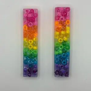 Rainbow Silicone Picky Sticks 2 pack- Fidget Toy- ADHD-Friendly Sensory Tool for Stress, Anxiety, and Nervous Energy Relief fidget toy anxiety relax relieve stress new-stress