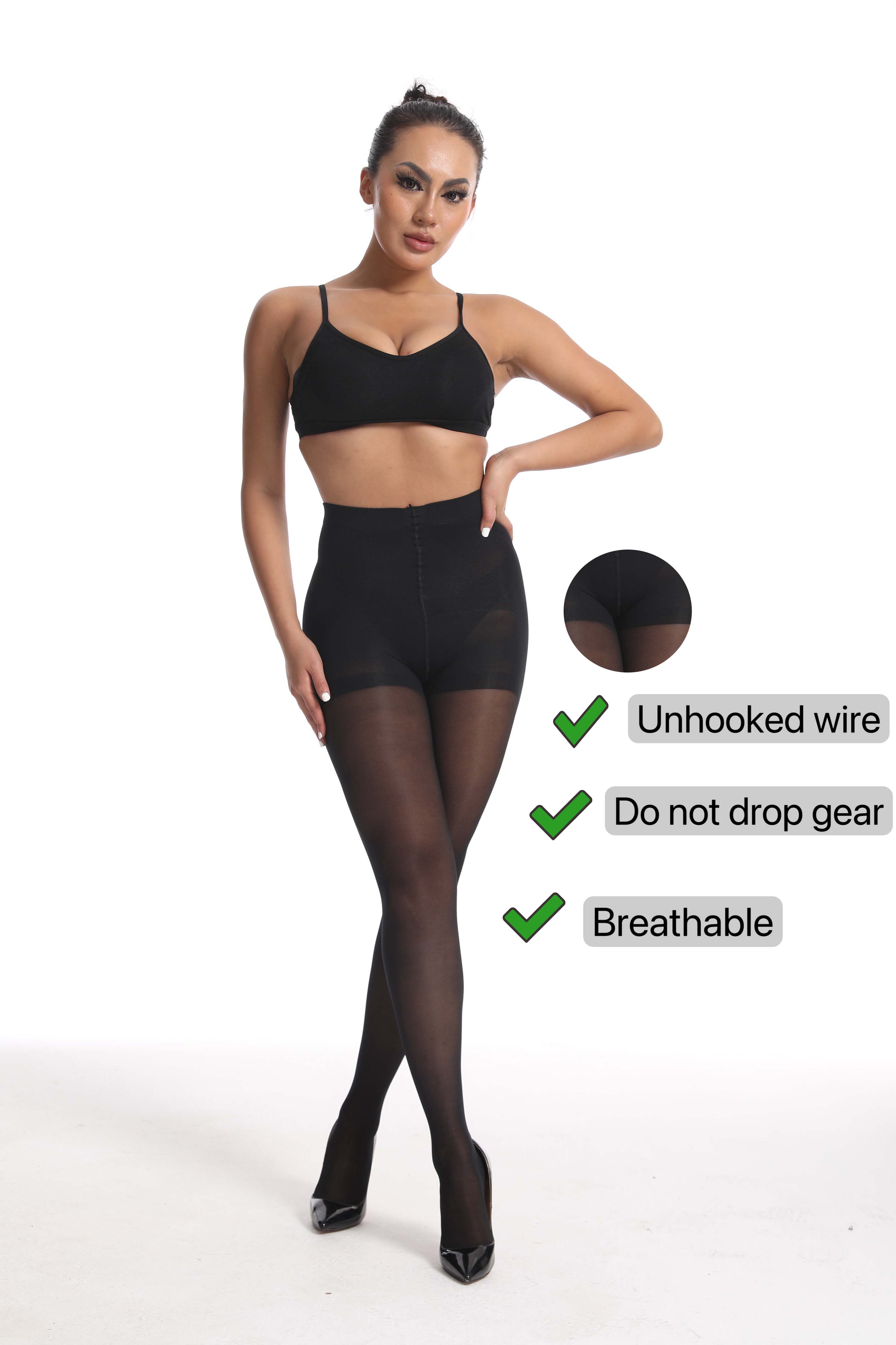 2 Pairs Women's Control Top Pantyhose, Sheer Tummy Control Tights, 40 Denier Run Resistant Support Stockings, Comfort Nylons for Spring & Easter Outfits 2 Pairs Women's Control Top Pantyhose, Sheer Tummy Control Tights, 40 Denier Run Resistant Support Stockings, Comfort Nylons for Spring & Easter Outfits