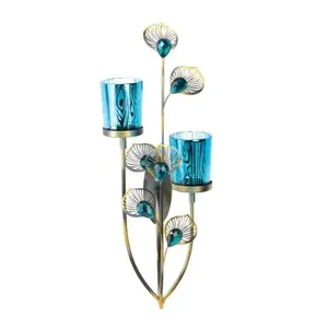 PEACOCK PLUME WALL SCONCE  FREE SHIPPING FREE SHIPPING FREE SHIPPING