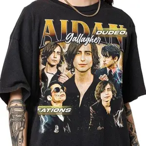 Aidan Gallagher Vintage Graphic T-Shirt – Retro Fan Tee