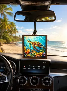 Sea Turtle Suncatcher Car Charm