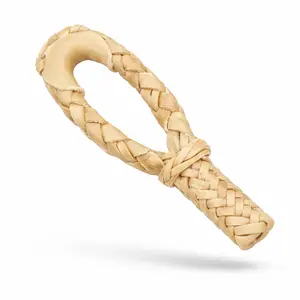 Charro Rawhide Natural Hondilla Rope Rosadera