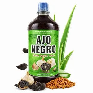 Jugo De Maguay Y Sabilla, Ajo Negro, Ajo Chino Herbal Maguey Tonic with Aloe Vera , Black Garlic , Japanese Garlic Herbal Supplement blend 1,000ML