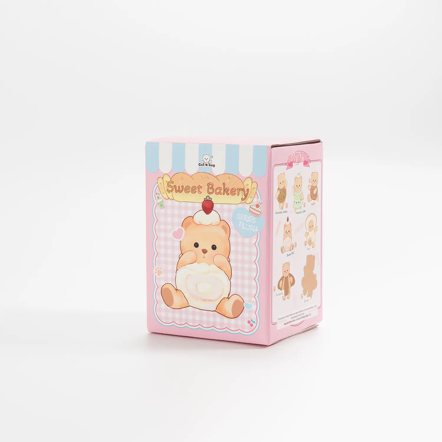 Getahug Sweet Bakery Series Plush Mini Bear Blind Box Stuffed Toy - 5.9in Polyester Unisex Surprise Pack, Huggable for Years, Versatile Use Keychain/Bag/Purse Accessory, All-Ages Gift, Blind Bag Stuffed Toys