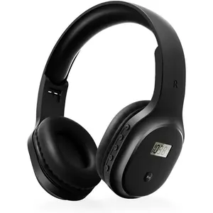 Rechargeable and Portable Personal FM Radio Headphones with Best Reception, Wireless Headset Radio Ear Muffs for Jogging, Mowing, Cycling, Meeting FM Receiver
