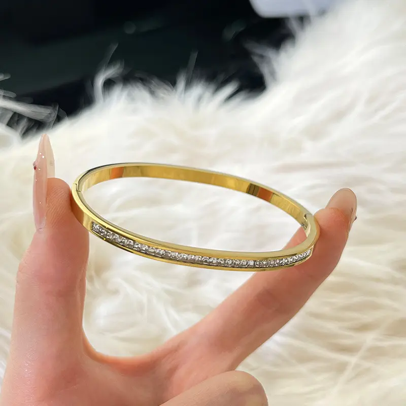 Bracelet Diamond Silver Bracelet Women's Jewelry Fashion Temperament Simple Bracelet Jewelry