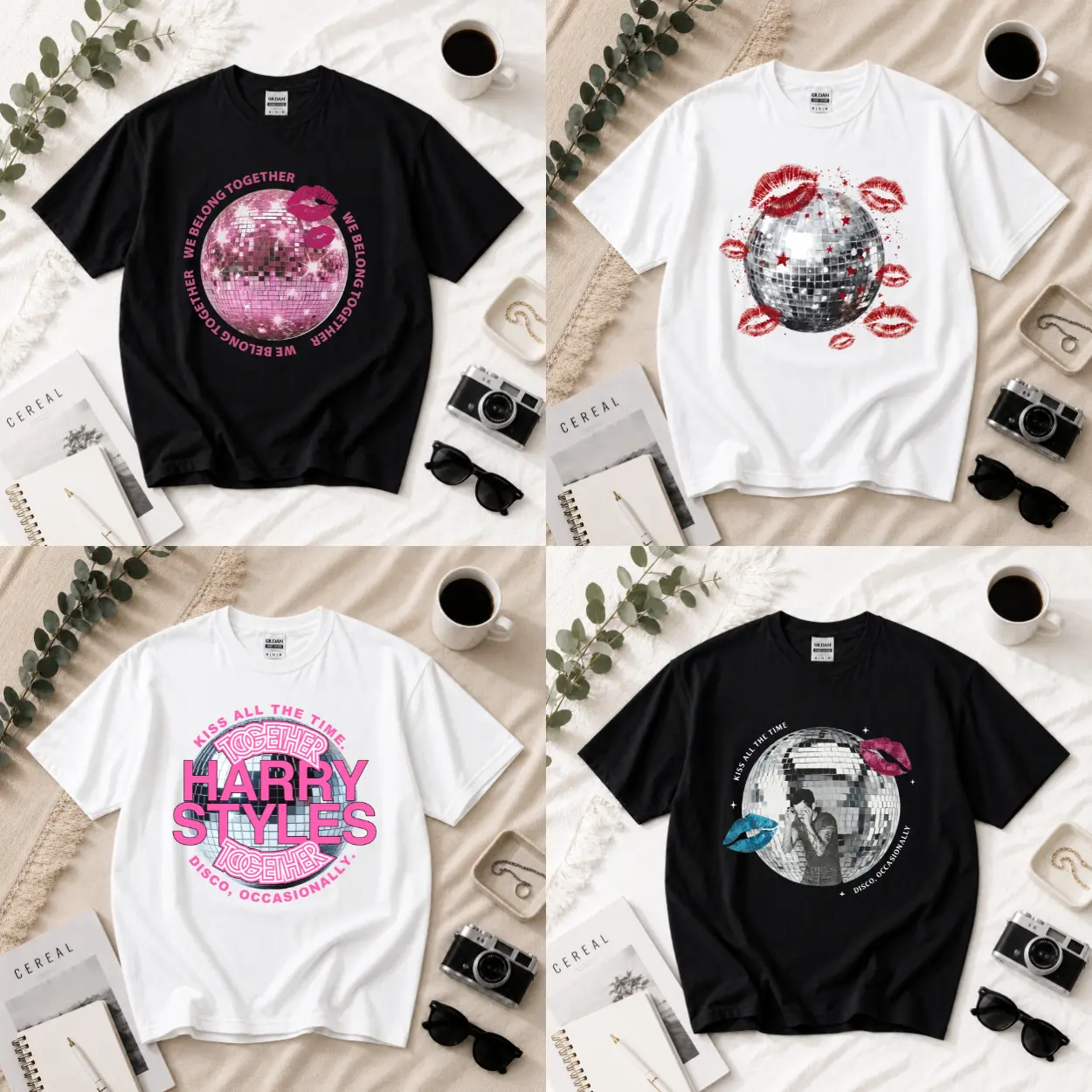 Harry Styles TShirt Collection for Tour 2026, Multiple Design Concert Tees, Trendy Fan Apparel for Girls Women, Music Lover Outfit, Tour Keepsake Shirt Womenswear Casual