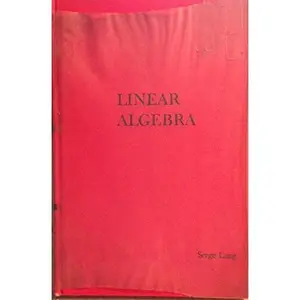 USED-Linear Algebra, by Serge Lang (Hardcover)