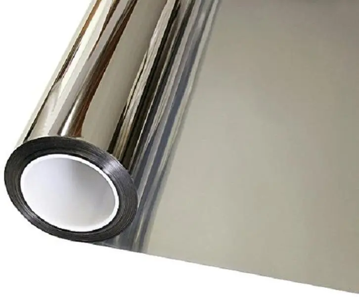 Window Tint One Way Mirror Privacy Film UV Heat Reflective Daytime Privacy Window TInt Home Office Heat Insulation for Home Office Car Thermal Insulated Curtain