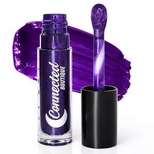 Connected Boutique Tempted - Dark Purple Glitter Lip Gloss – Sparkle & Shine Glossy