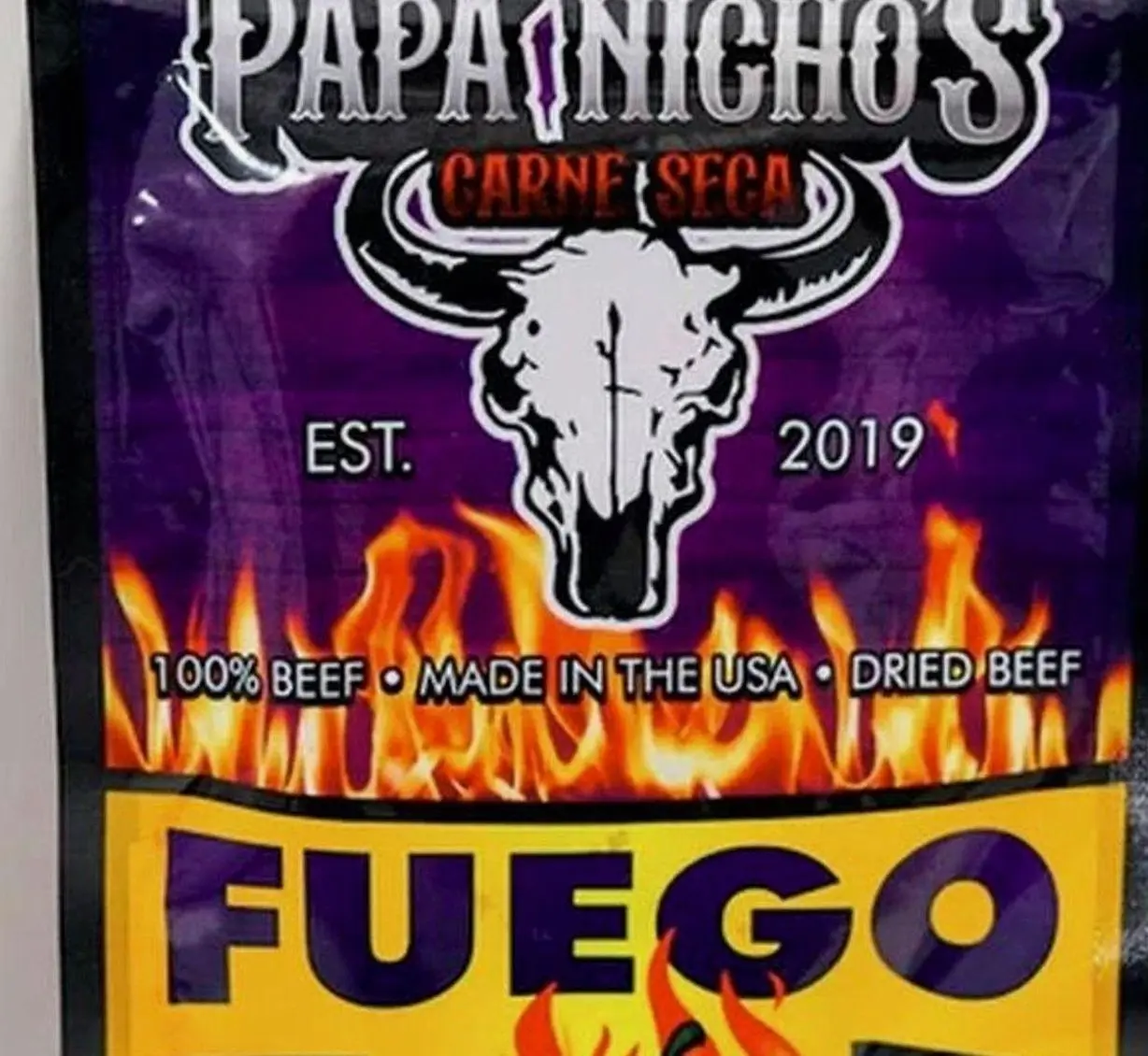 NEW 2025!!! Fuego Beef Jerky - Carne Seca 1.3 OZ