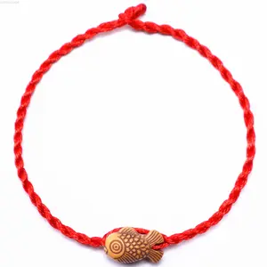 Lucky Red String Bracelet, Handwoven Good Luck Charm Bracelet for Women Men Traditional Chinese Red String Blessing Bracelet, Adjustable Lucky Bracelet Gift