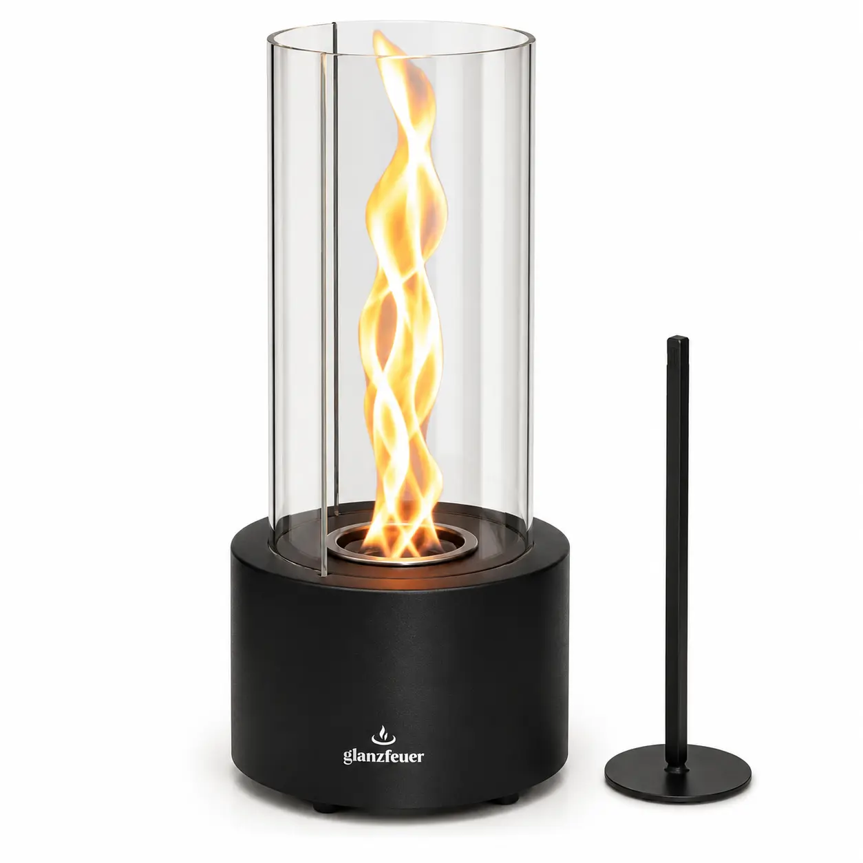 Modern Tabletop Fire Pit – Smokeless Portable Indoor Fireplace for Home Decor & Dining Ambiance