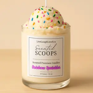 decorative scoop dessert scented candles pumkin spice birthday cake Aroma Decor Fragrance Ornaments Decoration