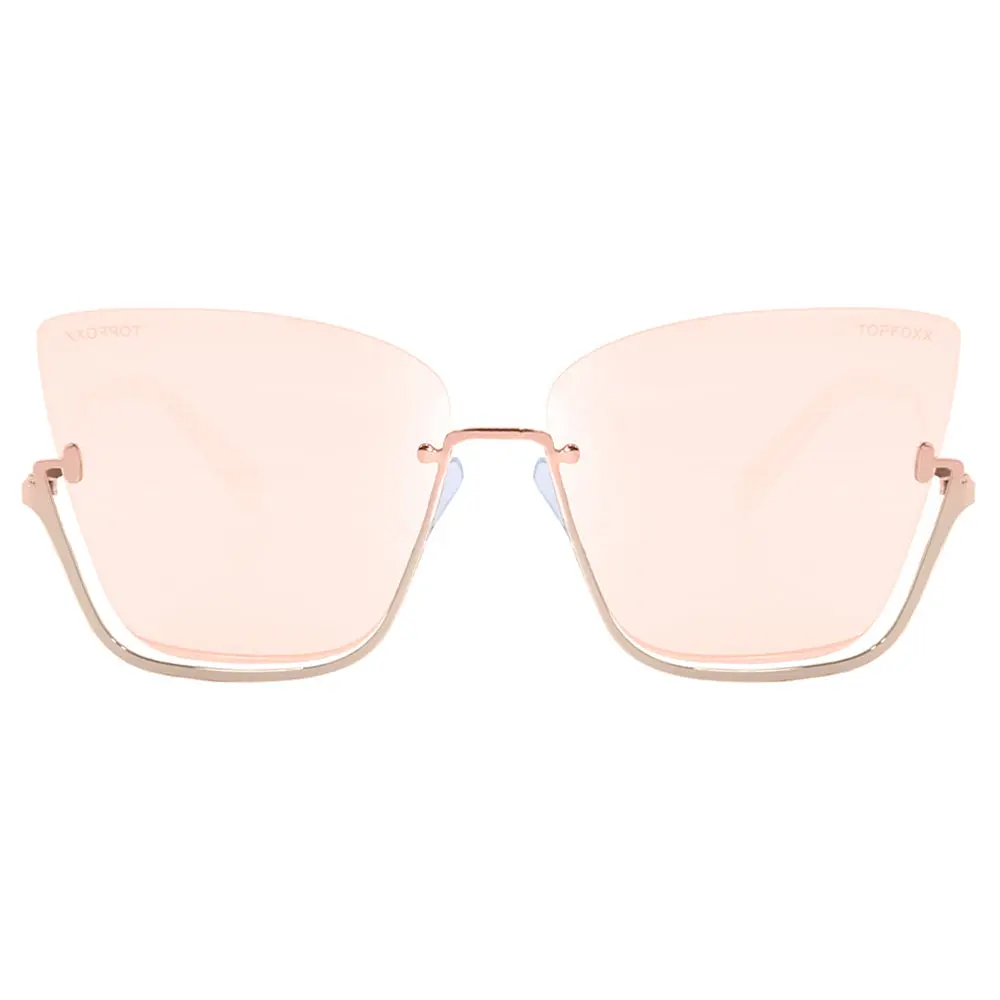 Raya Vixen - Rosegold - Cat Eye Sunglasses - Certified Shatter-Resistant Lenses - UV400 - For Women & Men Raya Vixen - Rosegold - Cat Eye Sunglasses - Certified Shatter-Resistant Lenses - UV400 - For Women & Men